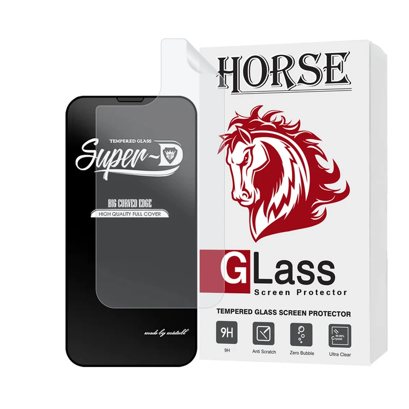 محافظ صفحه نمایش هورس مدل SUPNABKHO مناسب برای گوشی موبایل اپل iPhone 14  به همراه محافظ پشت گوشی