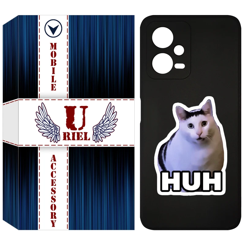 کاور یوریل مدل KSH کد 85 طرح HUH مناسب برای گوشی موبایل شیائومی Poco X5 / Redmi Note 12 5G