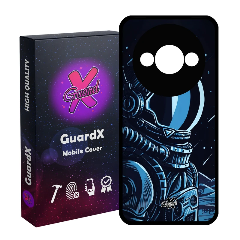 کاور گارد ایکس طرح فضانورد مدل Glass10473 مناسب برای گوشی موبایل شیائومی Redmi A3 4G/ A3X 4G/ Poco C61