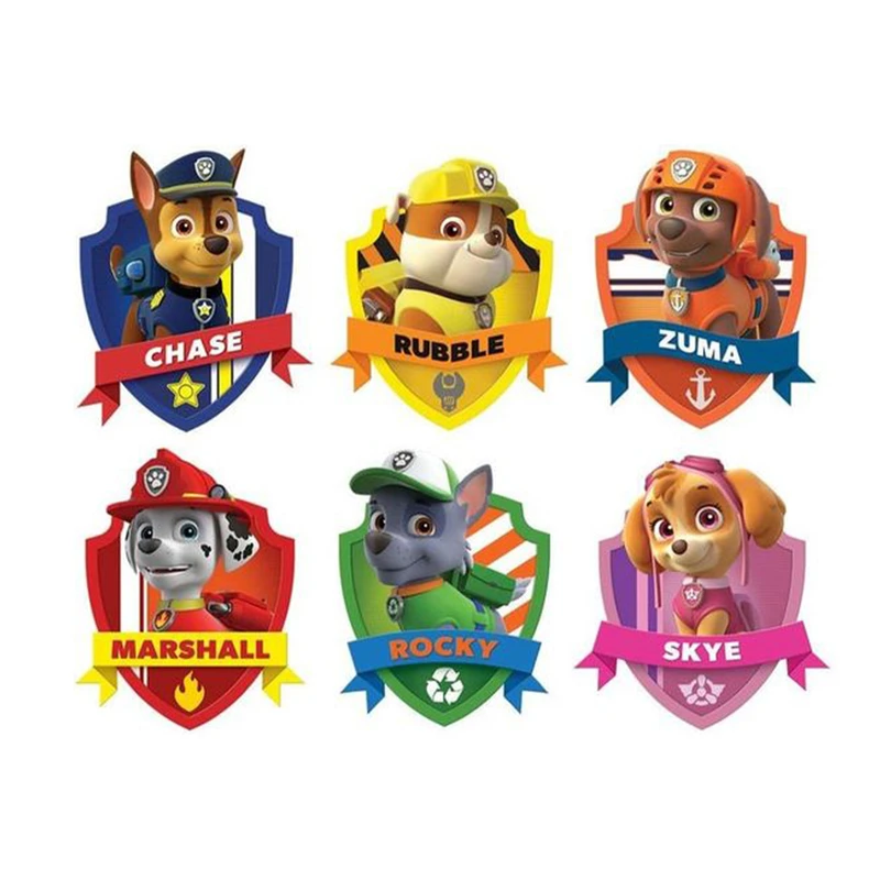  استیکر ویرمان طرح سگ های نگهبان کد m-400-16 مجموعه 6 عددی