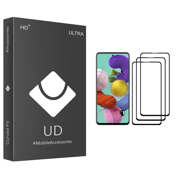 محافظ صفحه نمایش یو دی مدل ULTRA مناسب برای گوشی موبایل سامسونگ Galaxy A51 بسته سه عددی