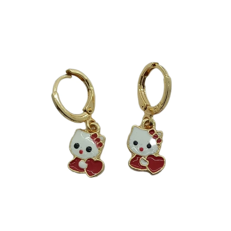 گوشواره دخترانه ژوپینگ مدل خرسی کد GH0003