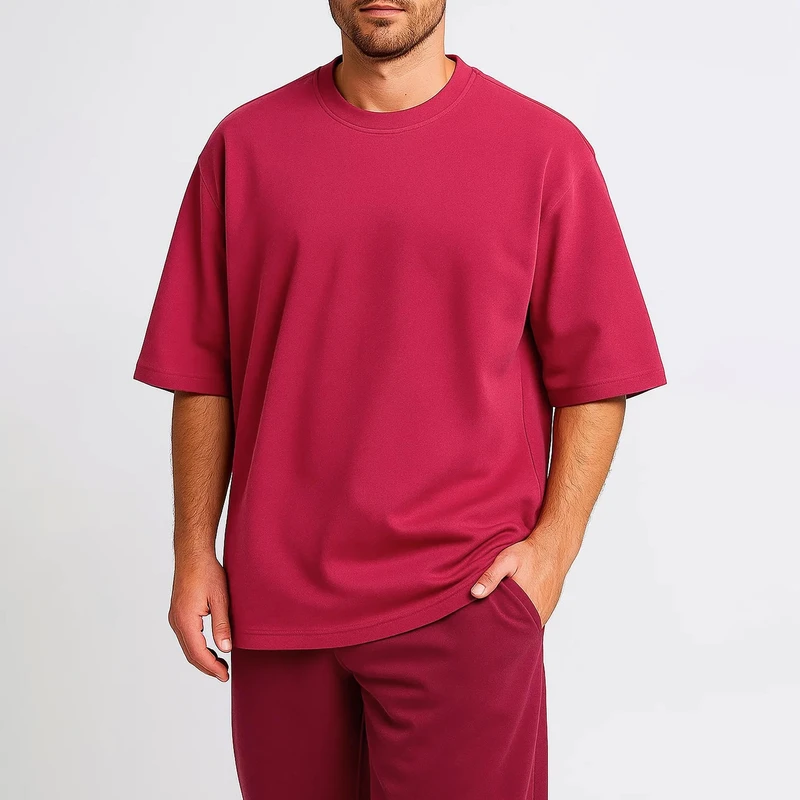 تی شرت آستین کوتاه مردانه کژین دوخت مدل SOR