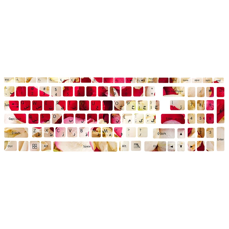 برچسب حروف فارسی کیبورد کد G-13