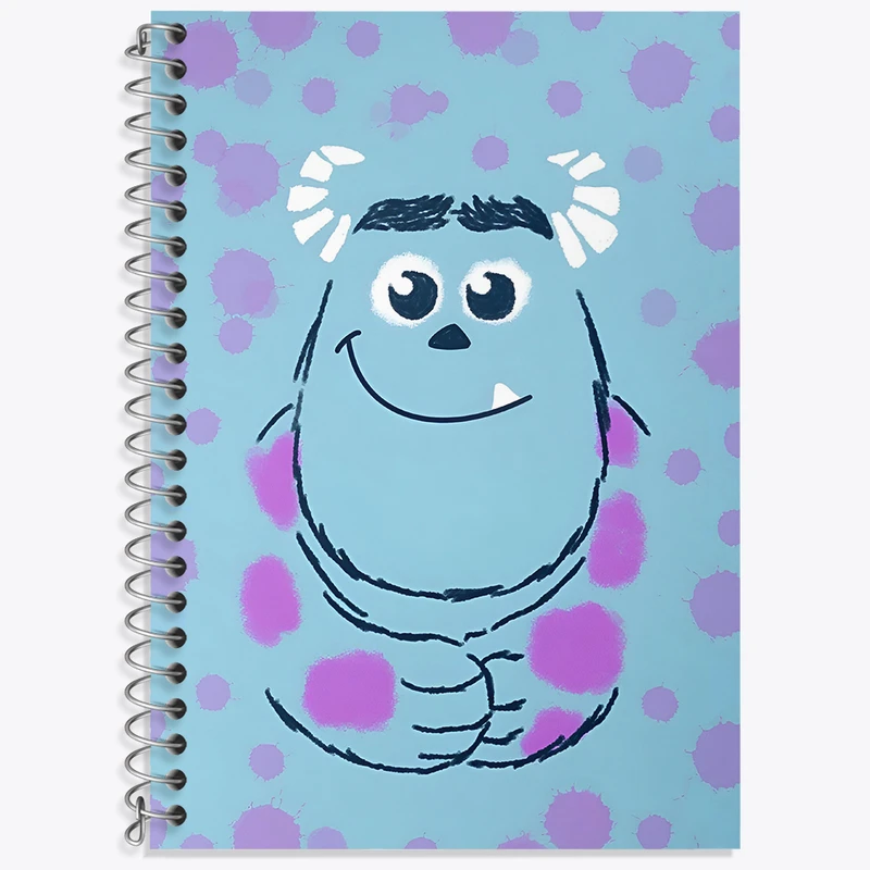 دفتر لغت 50 برگ خندالو طرح سالیوان کارخانه هیولاها کد N3489