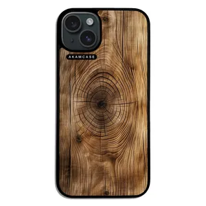 AKAM AMC-WA15PLUS-WOOD-3 Cover For Apple iPhone 15 Plus
