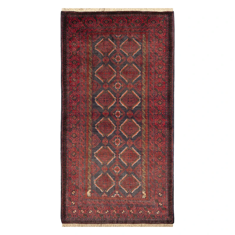 فرش دستبافت دو متری طرح بلوچ کد 20.34.2825