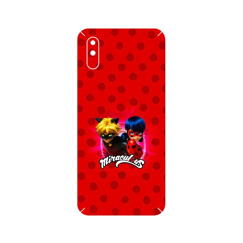 برچسب پوششی ماهوت مدل Ladybug and Cat Noir مناسب برای گوشی موبایل شیائومی Redmi 9A