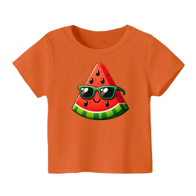 تی شرت آستین کوتاه بچگانه مدل هندوانه یلدایی کد 41