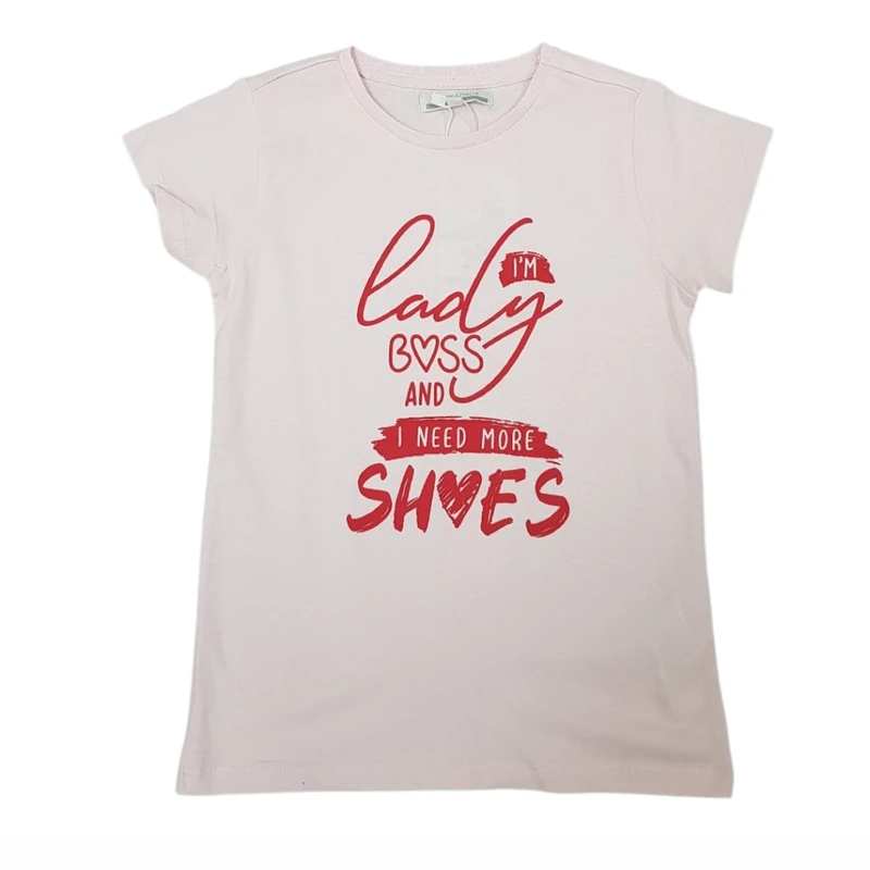 تی شرت آستین کوتاه دخترانه پیاتزا ایتالیا مدل ۵۳۲۲