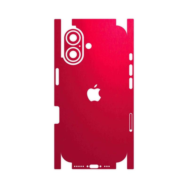 برچسب پوششی ماهوت مدل Matte-Warm-Red-FullSkin مناسب برای گوشی موبایل اپل iPhone 16