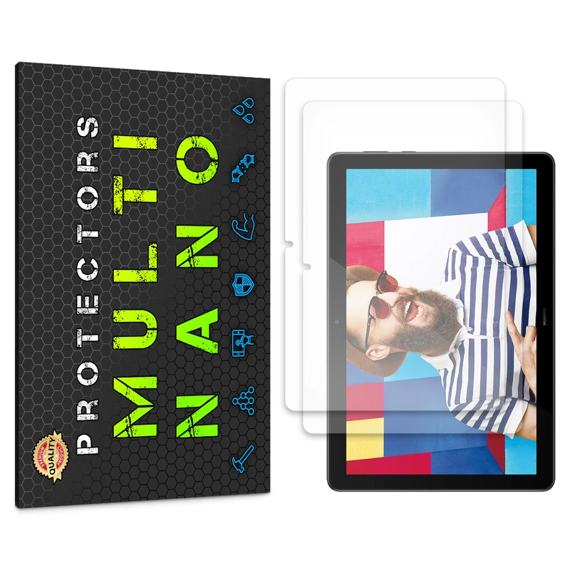 محافظ صفحه نمایش آنتی رفلکس مولتی نانو مدل X-S2M مناسب برای تبلت هواوی MediaPad T5 10.1 inch 2018 بسته دو عددی