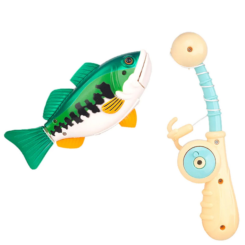 اسباب بازی مدل ماهیگیری طرح قلاب ماهیگیری دار مجموعه 2 عددی