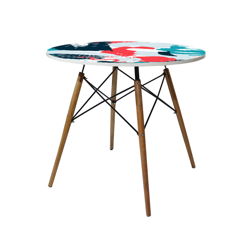 میز ناهارخوری مدل گرد طرح مینیمال کد GLD-20