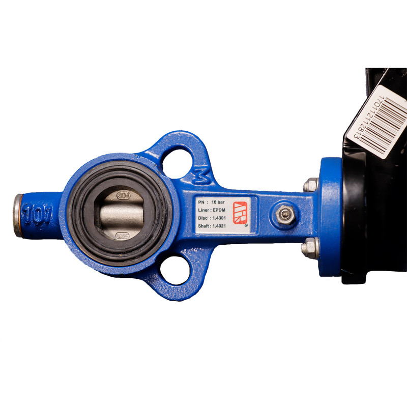 شیر اهرمی شرکت میراب مدل پروانه ای Pn 16 - 25mm‎‏