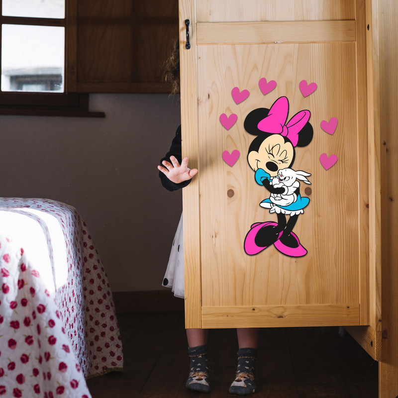 استیکر چوبی کودک باروچین مدل مینی موس کد 6052 مجموعه 8 عددی