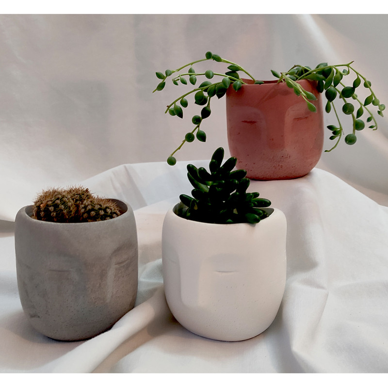 گلدان  مدل مدیتیشن طرح آرامش مجموعه 3 عددی