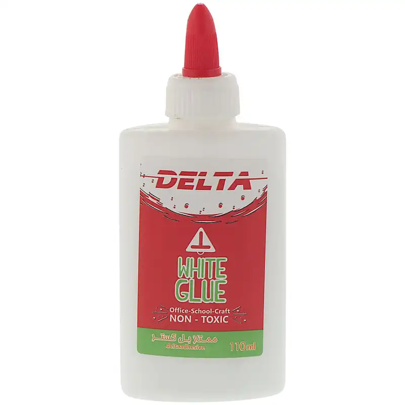 چسب چوب دلتا مدل تحریر حجم 110 میلی لیتر بسته 4 عددی