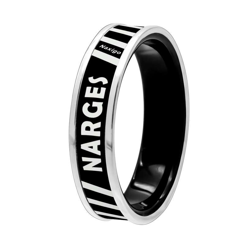 انگشتر ناکسیگو مدل شب تاب طرح نرگس کد RB15752