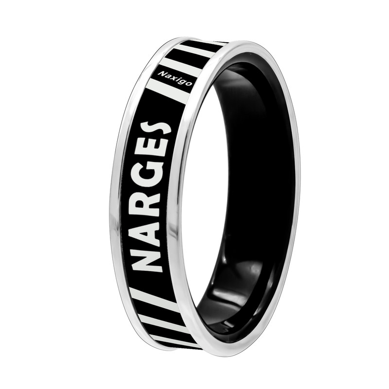 انگشتر ناکسیگو مدل شب تاب طرح نرگس کد RB15752