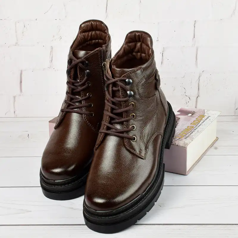 نیم بوت مردانه مدل چرم طبیعی بلنزا ادونس BR.1839