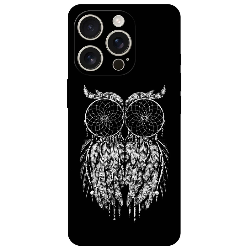 کاور مگافون طرح جغد مدل 6276 مناسب برای گوشی موبایل اپل iPhone 16 Pro                