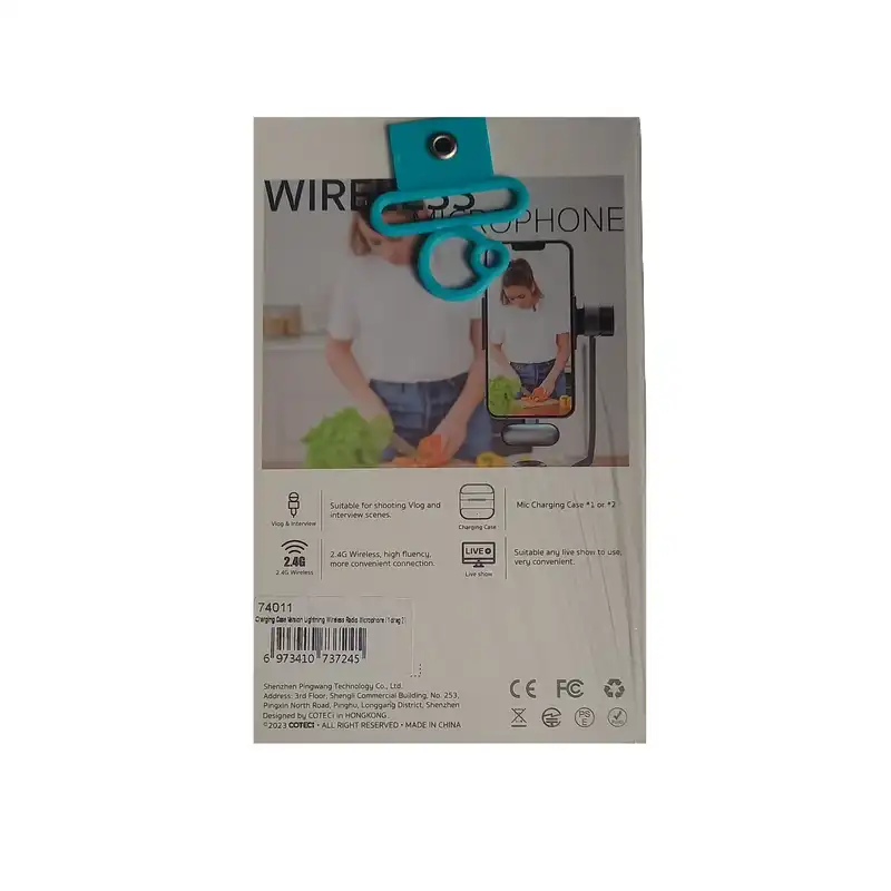 میکروفن یقه ای کوتتسی مدل لایتنینگ74011