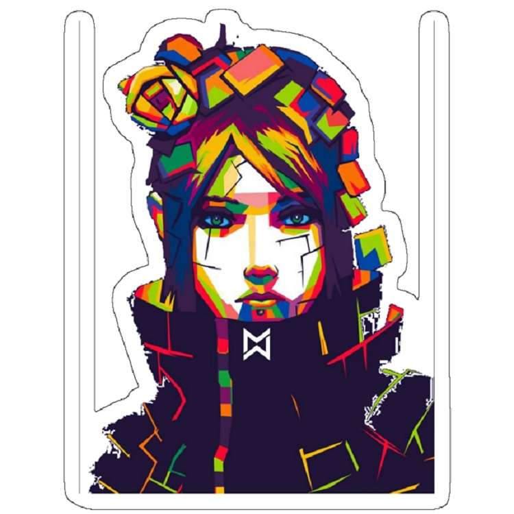 استیکر لپ تاپ مدل KONAN