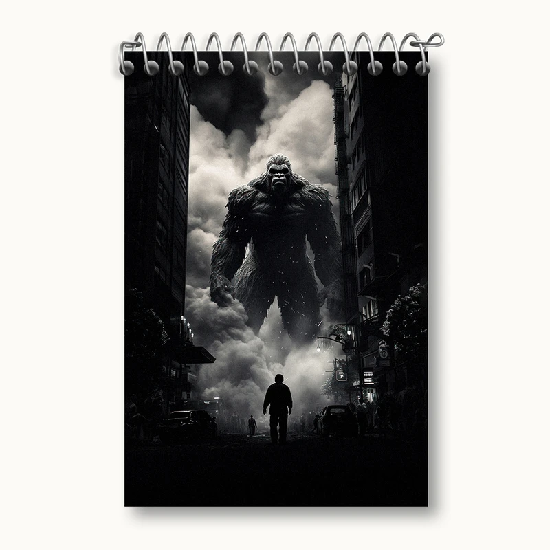 دفتر یادداشت 50 برگ خندالو مدل گودزیلا کد F2635