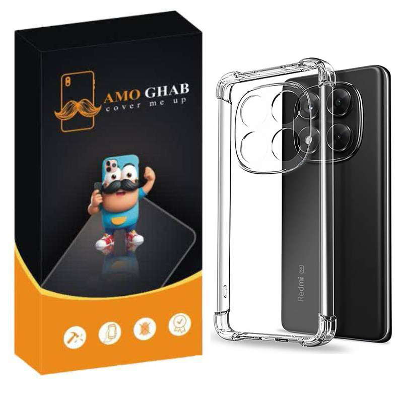 کاور عمو قاب مدل Crystal مناسب برای گوشی موبایل شیائومی Redmi Note 14 Pro Plus