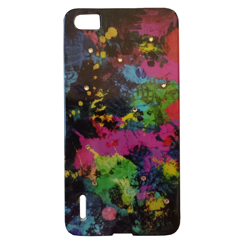 کاور مدل ژله ای طرح آبرنگی مناسب برای گوشی موبایل آنر 6