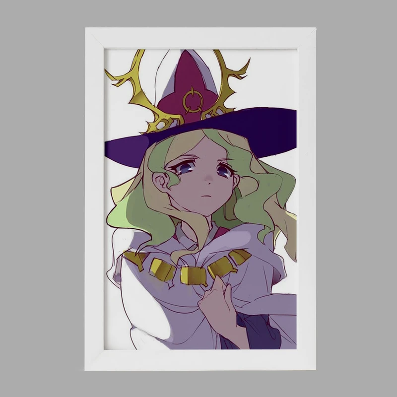 تابلو خندالو مدل دیانا انیمه جادوگران کوچک Little Witch Academia کد 22920