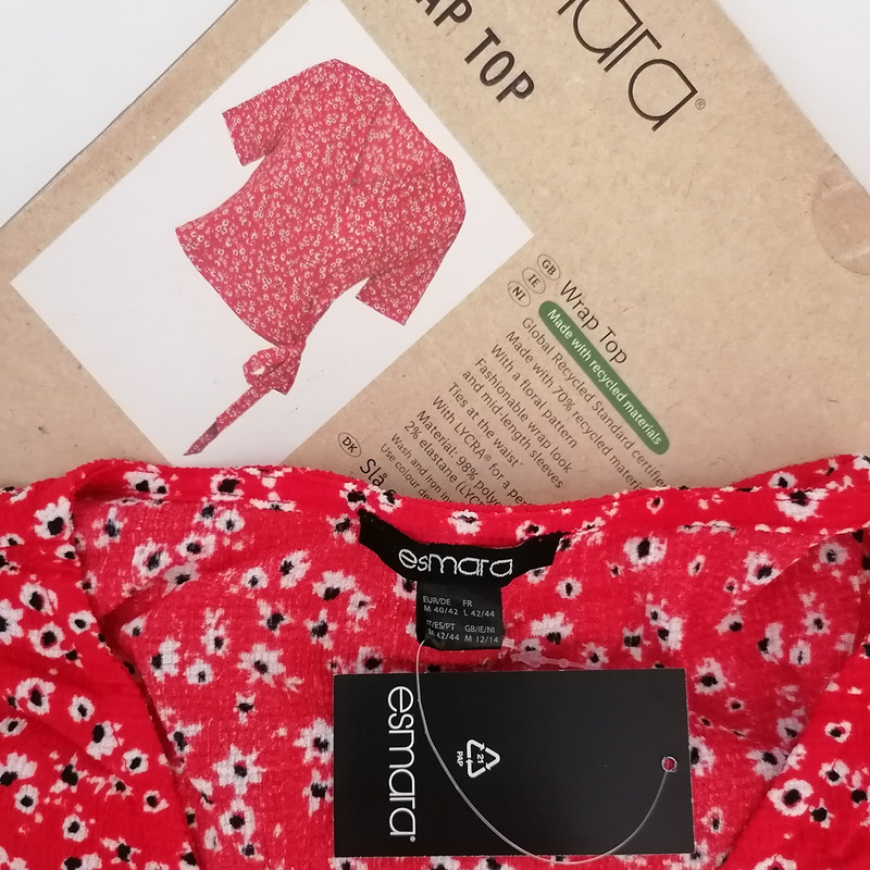 بلوز آستین کوتاه زنانه اسمارا مدل 17744433