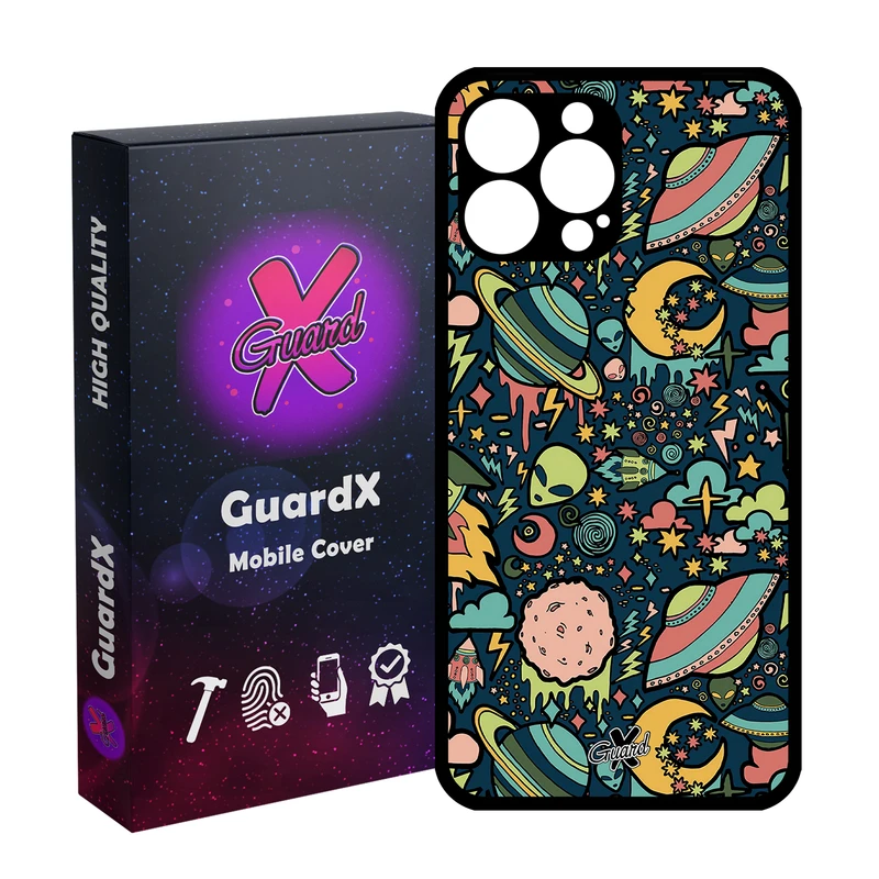 کاور گارد ایکس طرح Galaxy مدل Glass10191 مناسب برای گوشی موبایل اپل iPhone 14 Pro Max