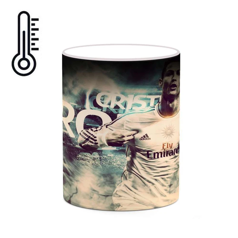 ماگ حرارتی کاکتی مدل کریستیانو رونالدو کد mgh24812