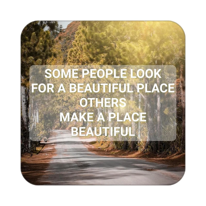 زیر لیوانی کاکتی طرح جملات انگیزشی و مثبت مدل mp24860