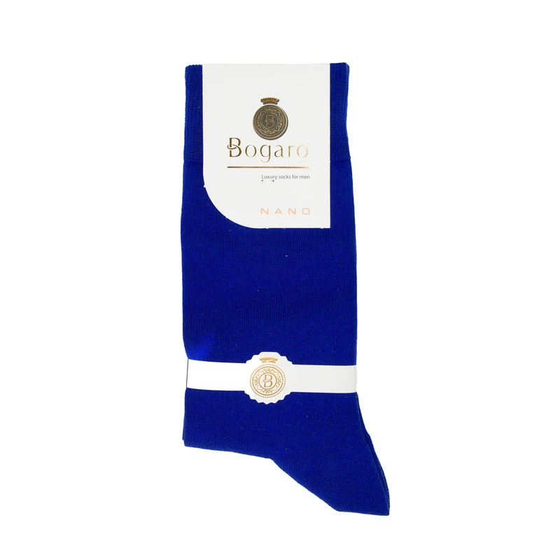 جوراب ساق بلند مردانه بوگارو مدل نانو نخی کاربنی