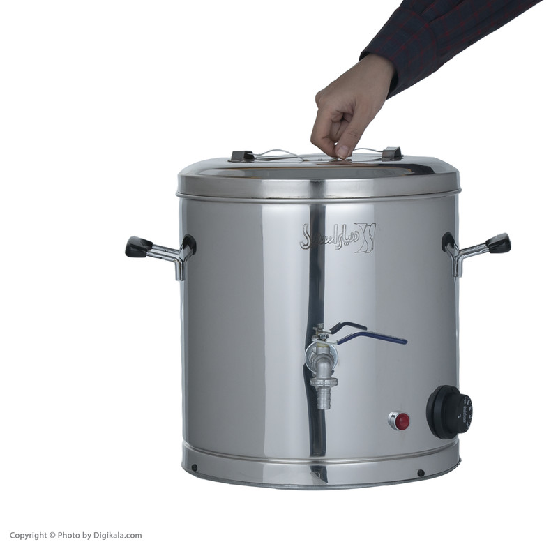 سماور برقی دنیای استیل مدل ۱۵ bb گنجایش ۱۱ لیتر