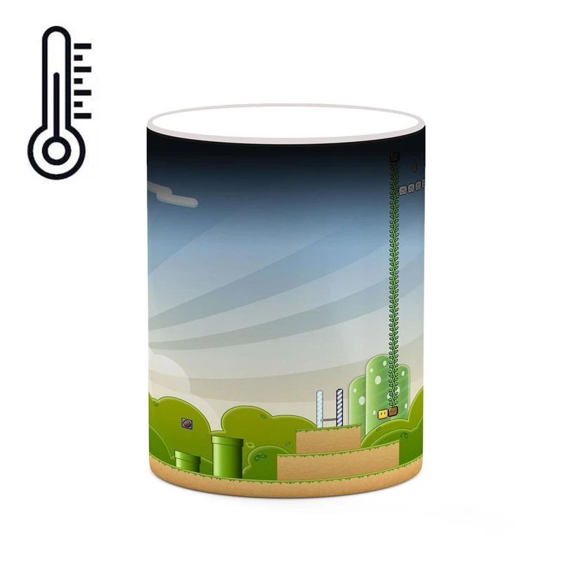 ماگ حرارتی کاکتی مدل بازی سوپر ماریو Super Mario World کد mgh30676