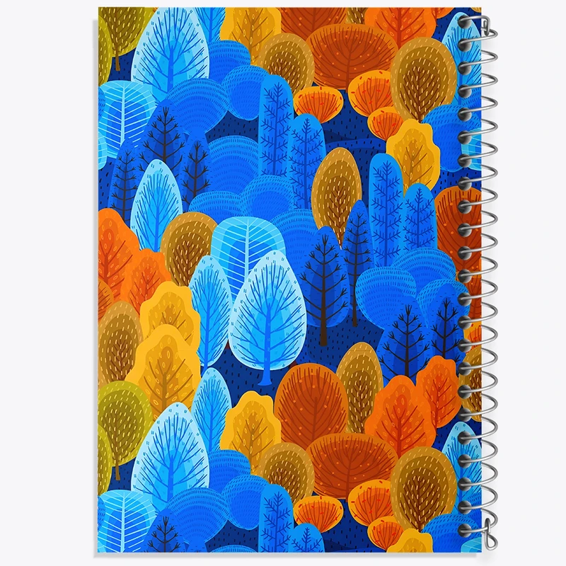 دفتر شطرنجی 50 برگ خندالو طرح پترن درخت کد F5262