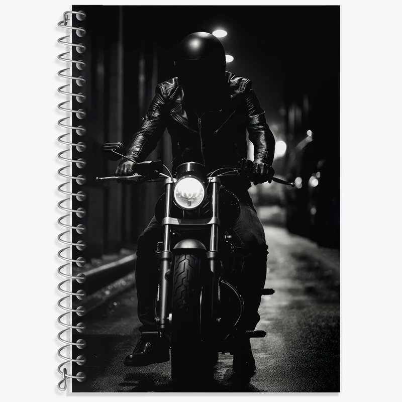 دفتر لغت 50 برگ خندالو طرح موتور سیکلت کد F2677