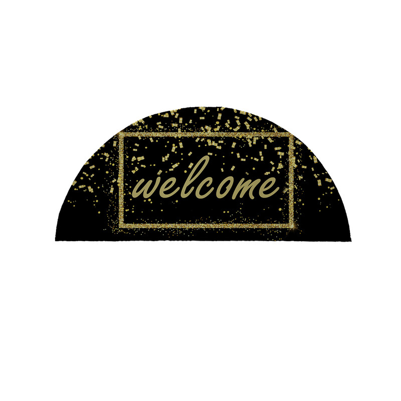 پادری مدل نیم دایره طرح Welcome کد 8364 سایز 90×45 سانتی متر پادری مدل نیم دایره طرح Welcome کد 8364 سایز 90×45 سانتی متر