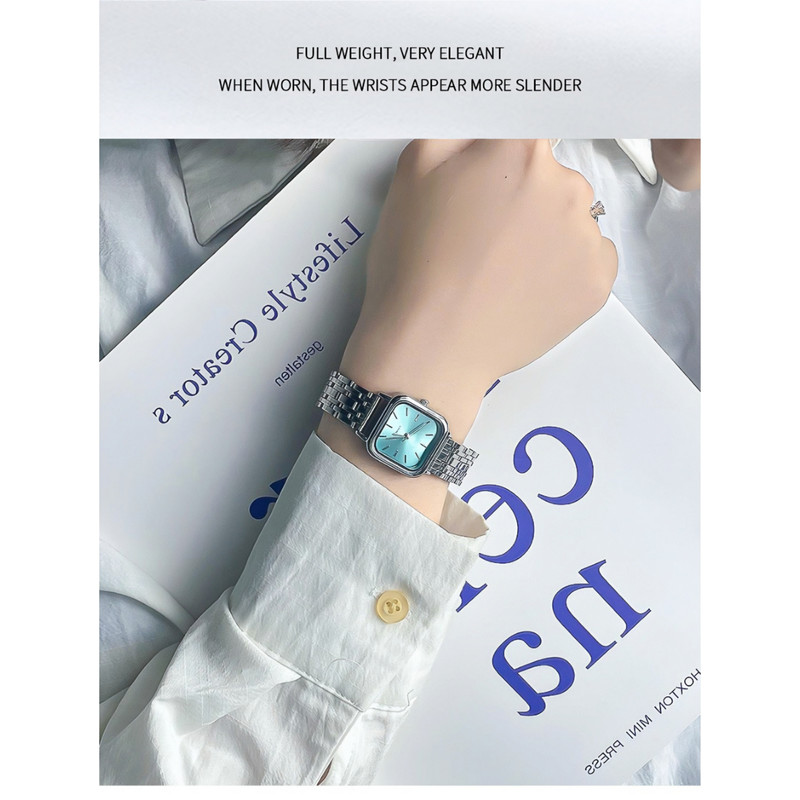 ساعت مچی عقربه ای زنانه مدل مینیمال کلاسیک بند استیل کد 2