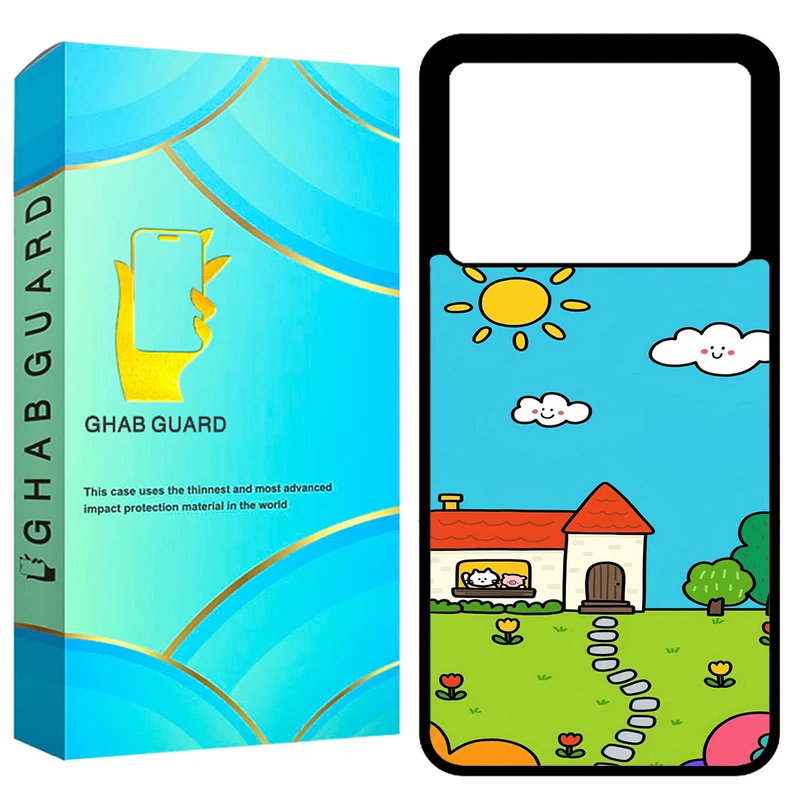 کاور قاب گارد طرح نقاشی مدل GCHPK70P مناسب برای گوشی موبایل شیائومی Redmi K70 Pro 5G / Poco F6 Pro