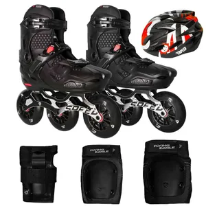 اسکیت کفشی فلاینگ ایکل مدل S7 Speed سایز 36-32 به همراه کلاه و لوازم ایمنی