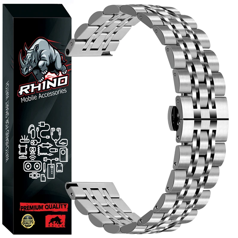 بند راینو مدل 7Bead مناسب برای ساعت هوشمند گلوریمی Flex / Artist 22MM