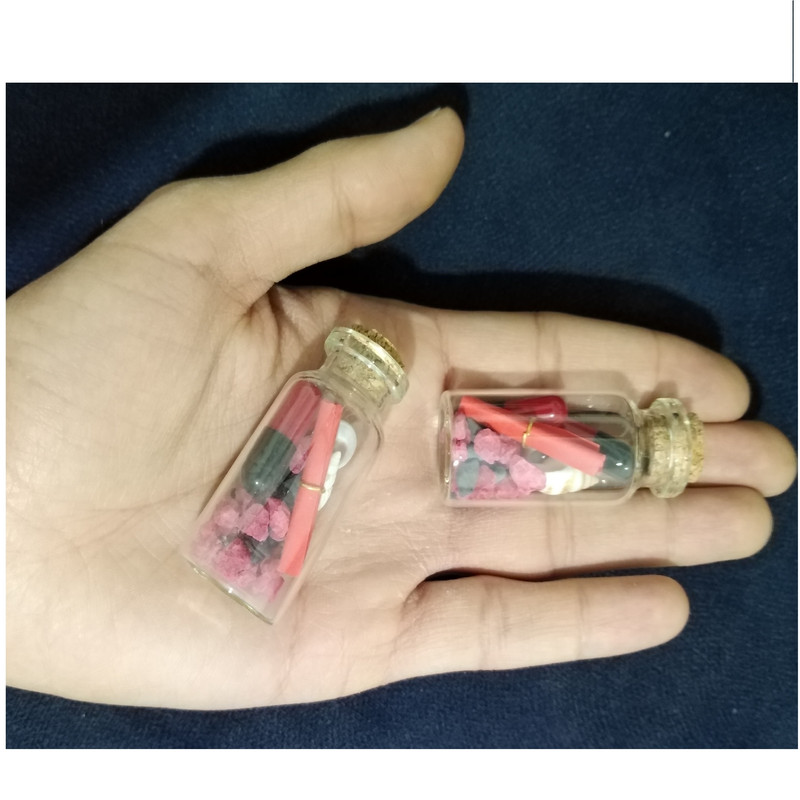 دکوری مدل کپسول عشق مدل Bottle Love 100 بسته 2 عددی