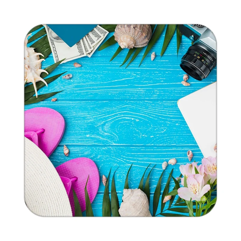 زیر لیوانی کاکتی طرح گل مدل mp17148