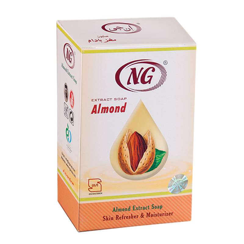 صابون شستشو ان جی مدل Almond وزن 50 گرم