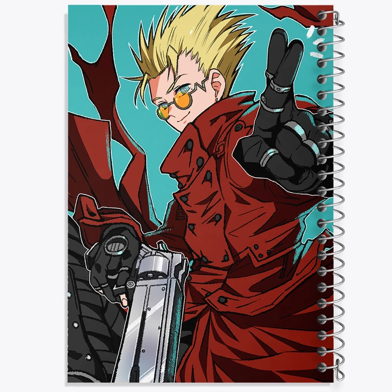 دفتر نت موسیقی 50 برگ خندالو مدل وش انیمه تریگان (Trigun) کد 36216